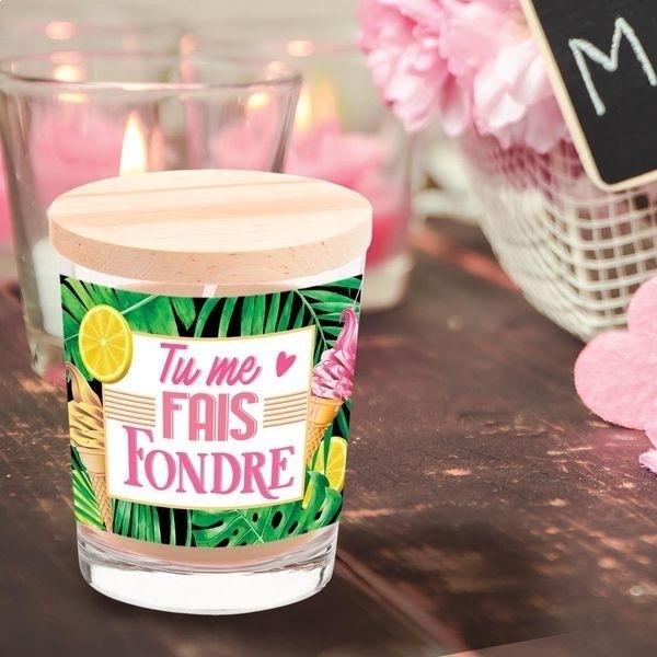 Glass Scented Candle You Make Me Melt