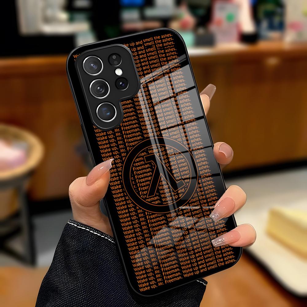 

Игровой чехол H-Half-Life для телефона Samsung S26 S25 Plus S20 S20 Plus S22 Ultra S23 FE S21 Plus S21 Ultra Стеклянная крышка Samsung S20 FE
