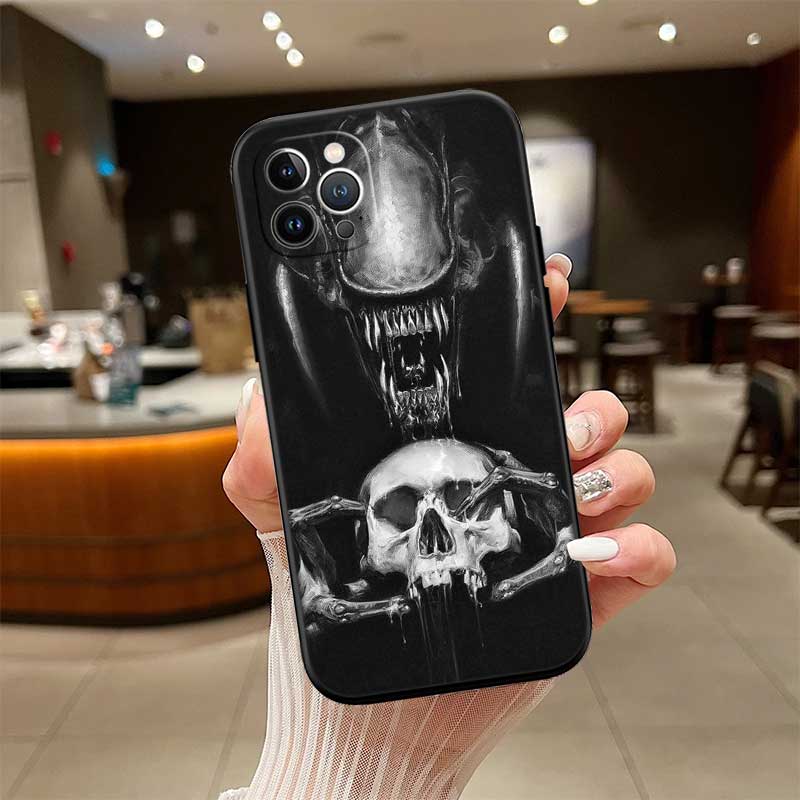 RE3 Aliens vs Predator Xenomorph New High-End Shell Phone Case for Redmi Note 13 14 Pro+ Plus A3 A3X 13X 13C 13R 14S 14C 14R