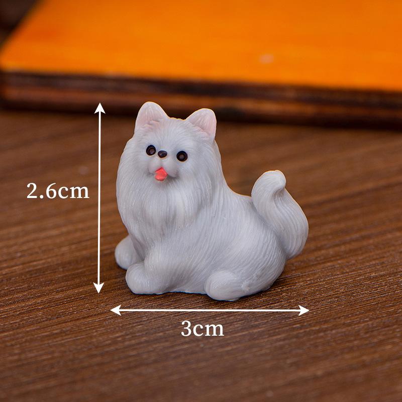 Micro Landscape Resin Decoration Crafts Creative Cute Puppy Doll Blind Box Desktop Car Decoration Accessories