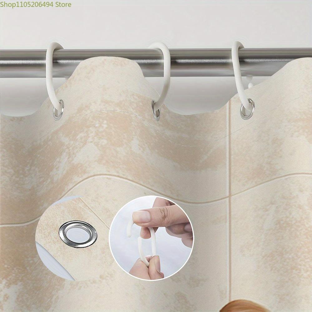 1pc Realistic Orange Tabby Cat Shower Curtain with White Paws Sitting in Vintage Porcelain Showertub Soft Fur Cozy Nostalgic A
