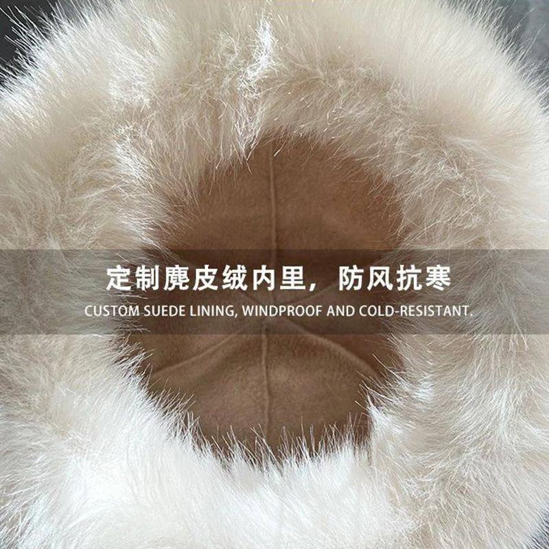 Women Autumn Winter Faux Fur Hat Sweet And Lovely Warm Hats Girls Outdoor Quality Faux Mink Fur Caps