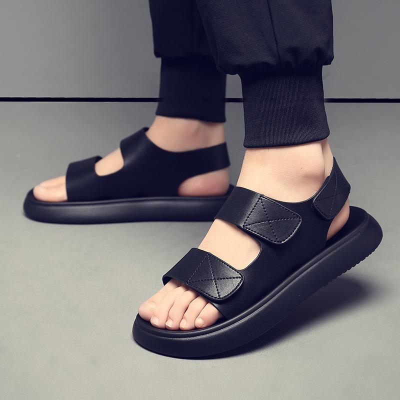 Summer New Outdoor Deodorant Beach Shoes Men's Leisure Driving Soft-soled Non-slip Sandals