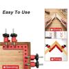 3pcs 90 Degrees L-Shaped Auxiliary Fixture Splicing Board Positioning Panel Fixed Clip Carpenter's Square Ruler Woodworking Tool