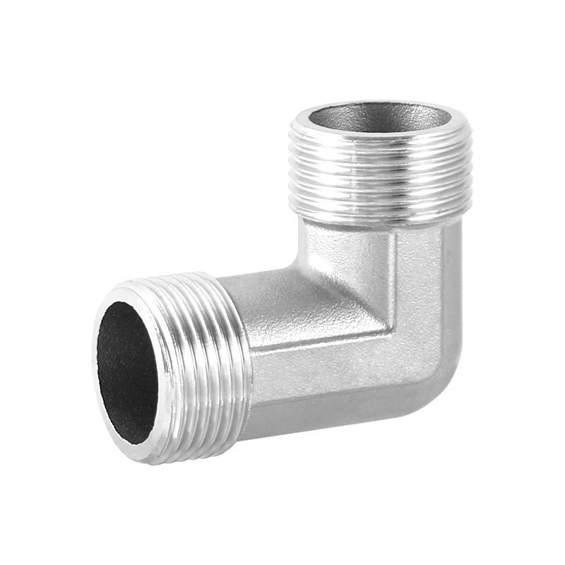 304 Stainless Steel Extra Thick 1/2" Male & Female Elbow Water Pipe Fitting, Reducing Nipple, Gas Pipe Union