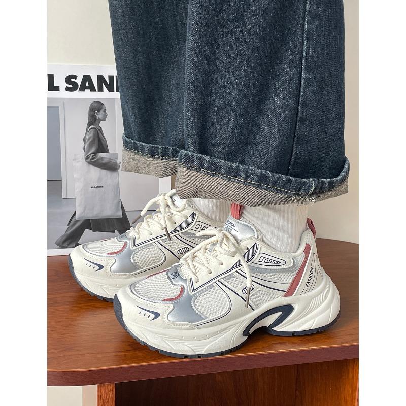 New hot summer new thick-soled breathable mesh dad shoes sneakers 3861