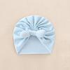 Cartoon Baby Fetal Cap 0-5 Months Newborn Turban Hat Windproof Boneless Muslin Hat  Toddler