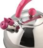 Wahei freiz Candyal Hot Water Kettle, 2.5L, Pink, Whistling Type, Induction Compatible, CR-5286