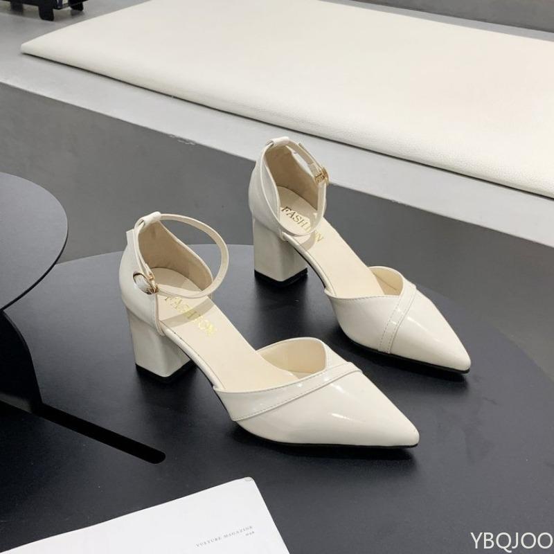 Fashion High Heeled Women's Shoes New Hollow Shallow Mouth Fashion Single Shoes Solid Color Daily Commuting Platform Zapatos Mujer