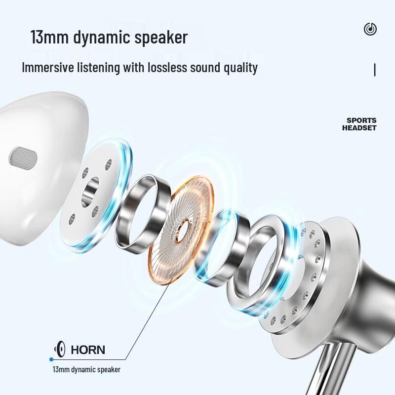 Newmine E030 Wireless Bluetooth Neckband Sport Earphones