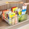 Transparent Desktop Storage Box for Kitchen Condiments Removable Spice Rack Modern Simplicity Design