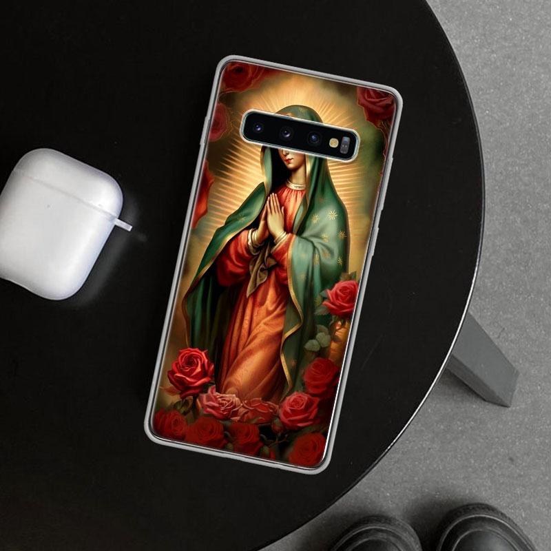 Virgin De Guadalupe Mary Phone Case Cover for Samsung Galaxy S26 S25 Edge S24 S23 Ultra S22 Plus S21 FE S20 + Art Customized Fun