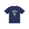 New MLB New York Yankees Basic Collection SS25 T Shirt Unisex Navy Blue 3ATSB0553-50NYS