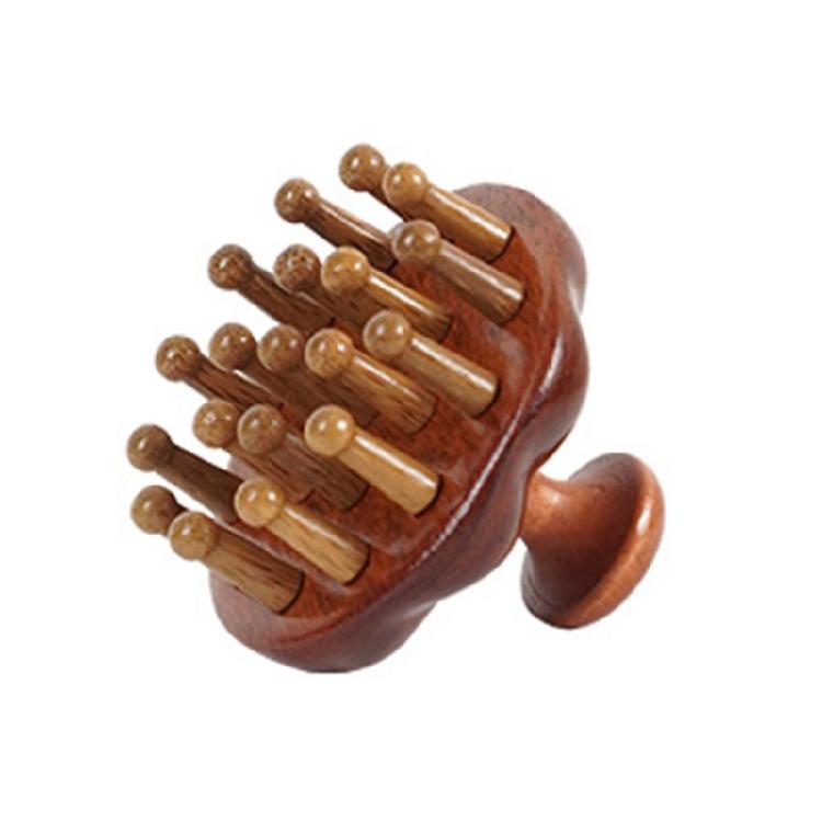 Carved Wood Scalp Massagers Comb For stress reliefs Improves Sleep Quality Multipurpose Guas Sha Head Neck Instrument