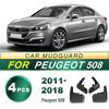Měkké gumové zástěrky pro Peugeot 508 (2011-2018)