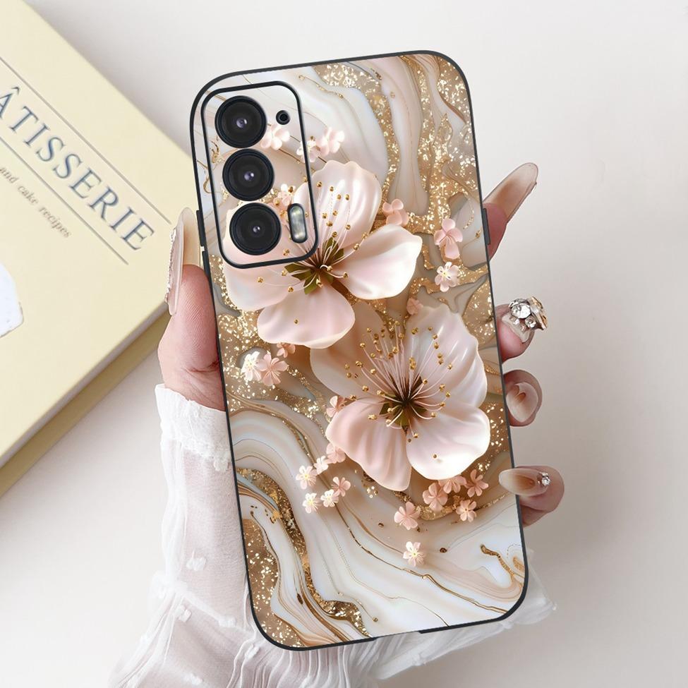 For Edge 20 20Pro 20Lite Phone Cover For Motorola Edge 20 Pro Case Silicone Luxury Fashion Love Cute Cat Girl Funny Cool Painted