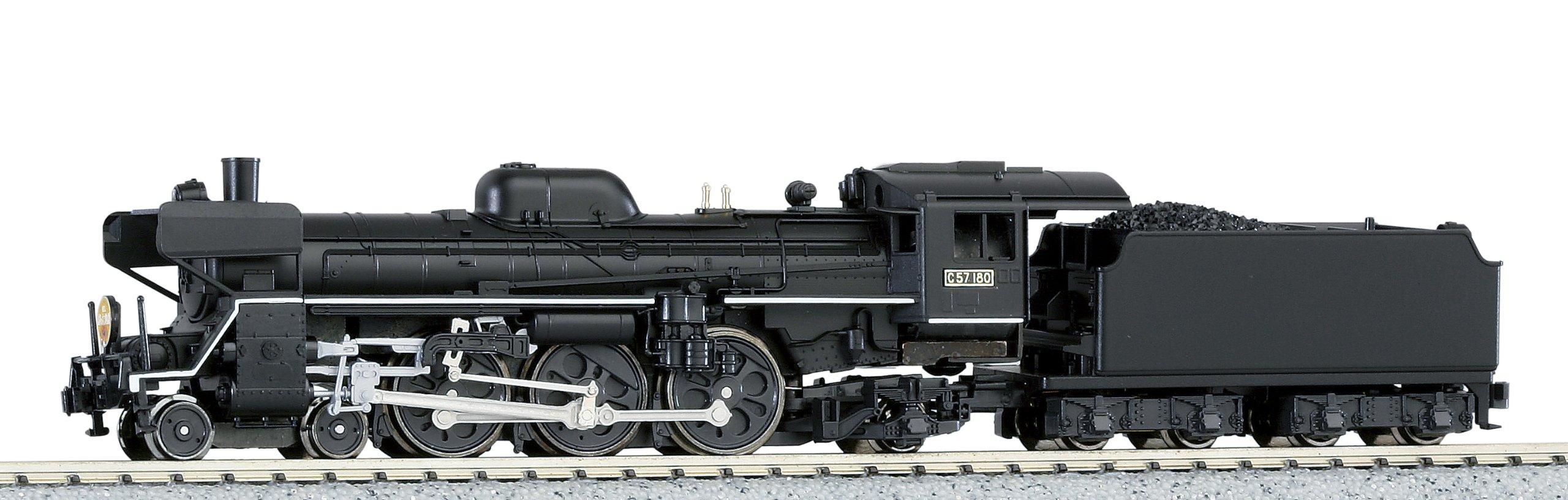 KATO N gauge C57 180 with Monetsu deflector Railway model steam locomotive 2013-1