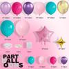 Unicorn Theme Arch Latex Star Balloon Chain Birthday Party Decoration Scene Decoration