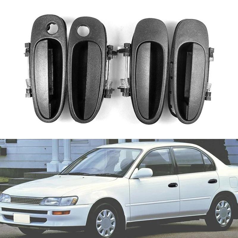 Car Exterior Door Handle Black Outer Puller Handles for TOYOTA Corolla 1992-1997 69220-12160 69210-12160 69240-12140 69230-12140