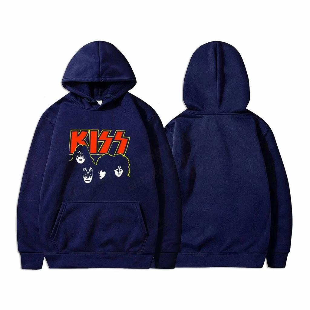 Musik Rockband Kiss Hoodies Print Männer Frau Hip Hop Streetwear Hoodie Sweatshirts Harajuku Pullover Unisex Trainingsanzug Kleidung