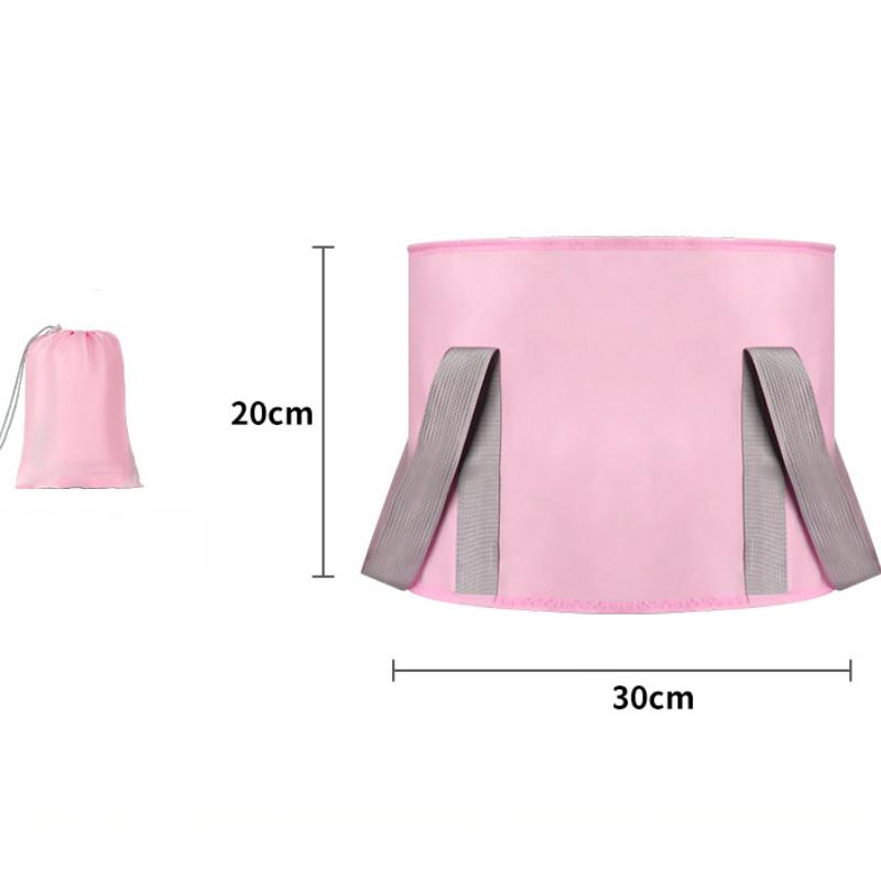 Foldable Foot Bath Bucket Portable Soaking Basin With Carry Handles Thickened Fabric For Home Spa Foot Wash And Daily Relaxation Use