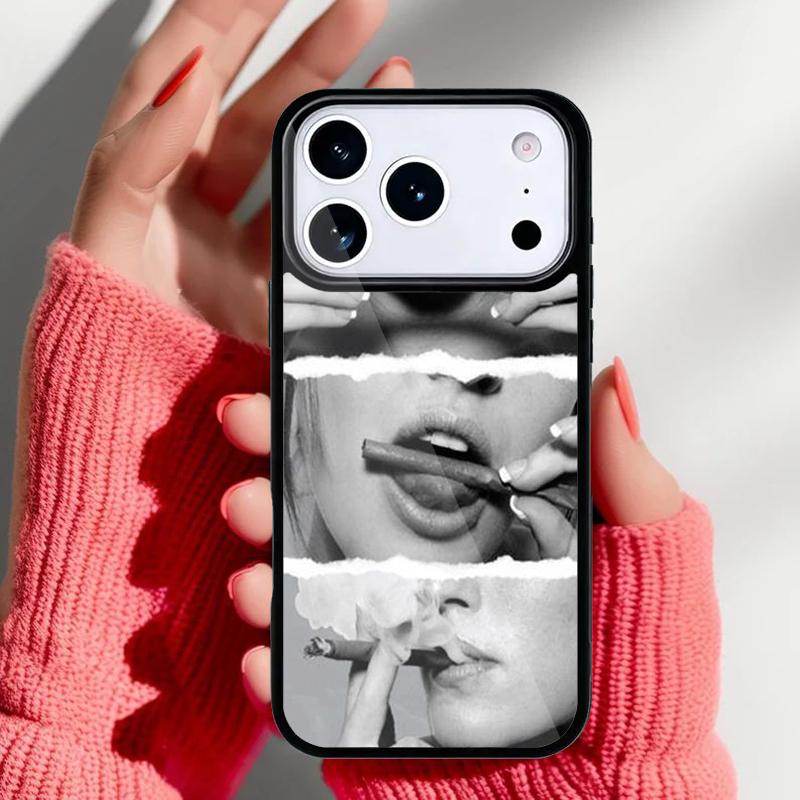 Smoke Plume Funny Phone Case for iPhone 17 Air 16e 15 14 13 Pro Max Back Cover for 12 11 Pro Coque