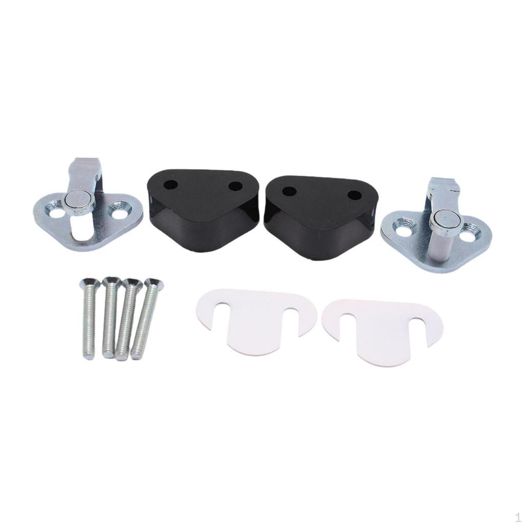 2Pcs Fqb500130 Door Strikers Catch and Spacer Sets Accessories Replacement with Bolt Easy To Install
