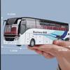 Simulation Diecast 1/50 Alloy Business Bus Car Model Luxury Airport Bus Model  Vehicles For Children‘s
