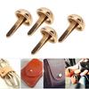 100 Pcs Mushroom shaped Decoration Rivets DIY Accessories for Bags Shoes Hats Clothes(10mm Gold )