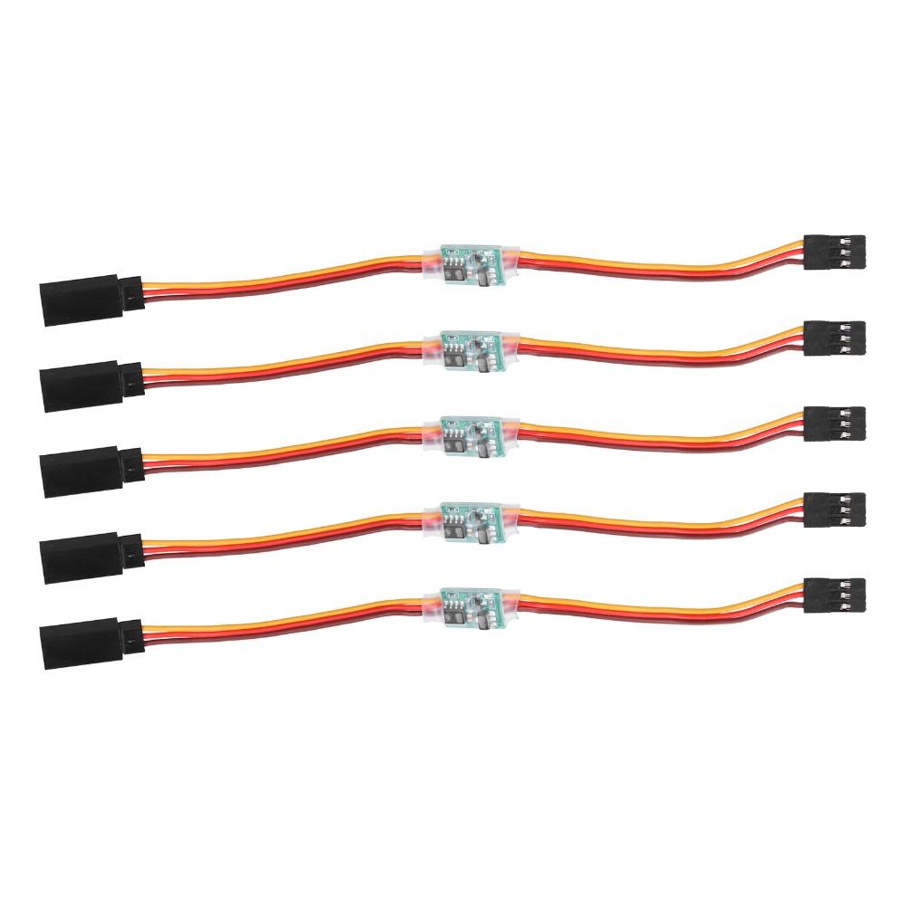 5 Pcs DIY Projects 3.6V‑24V 5A RC Servo Reverser High Pressure Universal Servo Signal Reverser Rotation Inverter Any Servos