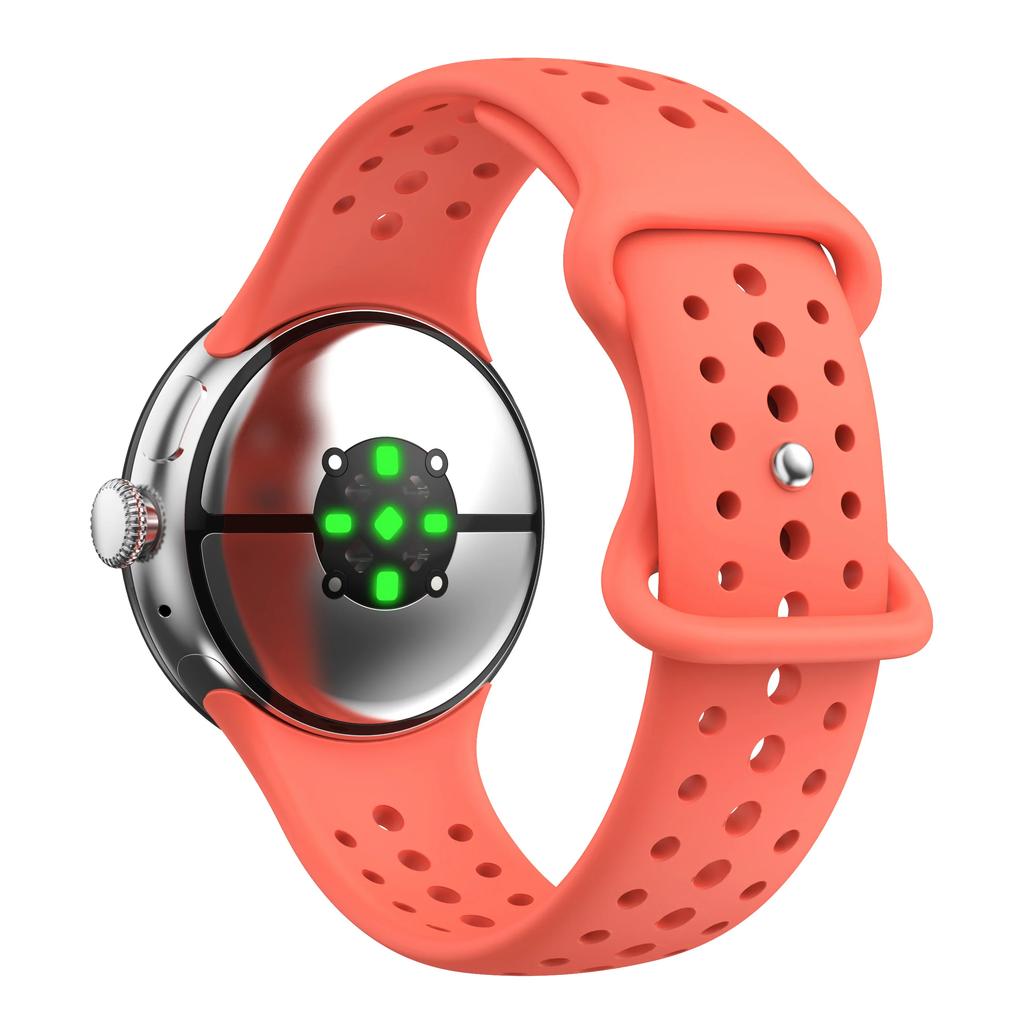 Band for Google Pixel 4 41 45mm Sport Breathable Silicone Wristband for Pixel 4 3 2 1 41mm 4 3 45mm Universal Men Women Strap