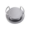 6 Pieces Silver Stainless Steel Coaster Round Drink Pad Creative Cup Mat  Restaurant