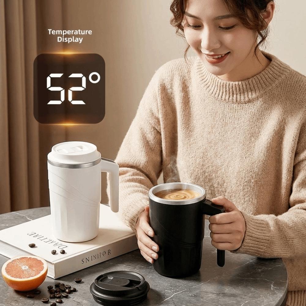 Insulated Automatic Stirring Coffee Cup Large Capacity Smart Thermal Cup Stirring Mug Hot Drink