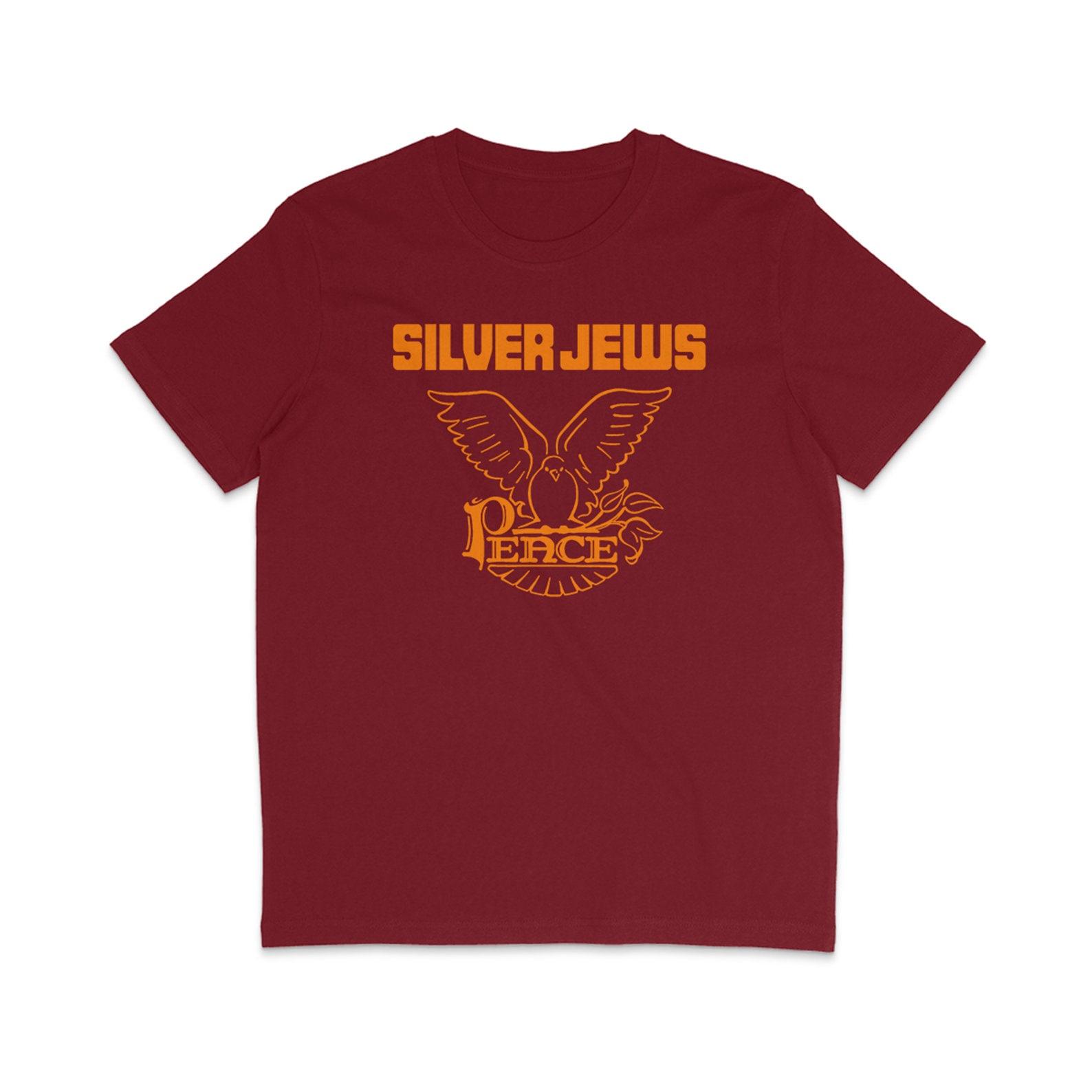 Silver Jews - Peace - Orange Text XL