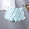 Slip boxer in seta ghiacciata senza cuciture, mutandine da donna, boxer a vita media, pantaloni di sicurezza antiscivolo, leggings, biancheria intima estiva