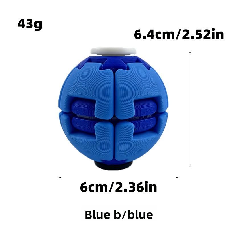 Hand Press Spin Ball Toy With 3d Printing Material For Stress Relief And Finger Training