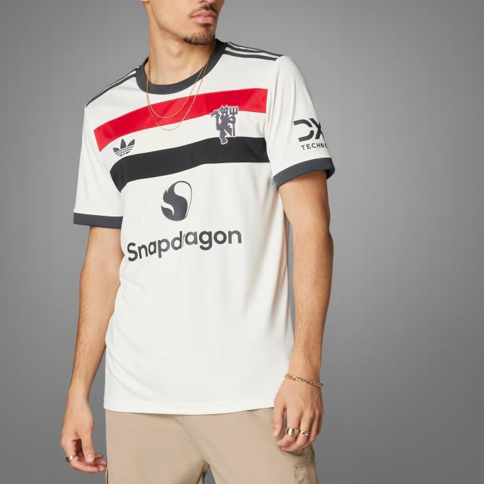 adidas Manchester United 24/25 Third Jersey Off White Men Tops IY7806