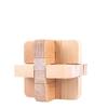 Custom Beech Wood XL Luban Lock: Mortise & Tenon Puzzle Toy