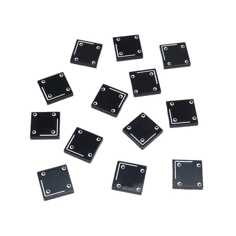 MOC 10 STÜCK Bedruckte 3068pb0670 Eisenplatte Mit Vier Schrauben Muster Bausteine 3068 Bodenfliese Brett Steine Partikel Spielzeug Geschenke