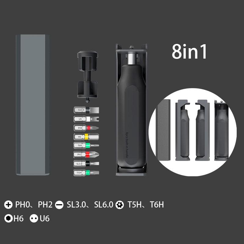 

Набор прецизионных отверток 8 30 40 44 в 1 Torx Hex Phillips Магнитные биты для отверток Телефон Часы Ноутбук Мини Набор инструментов для ремонта 8in1 чёрный