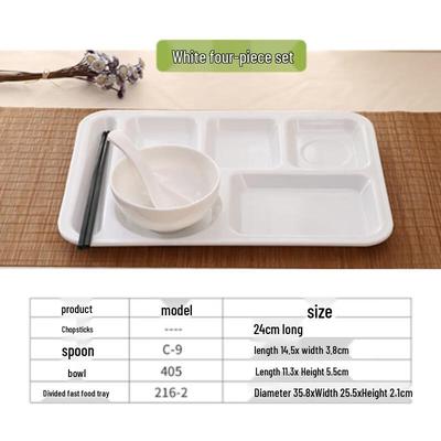 Commercial Melamine Compartmentalized Cafeteria Tray