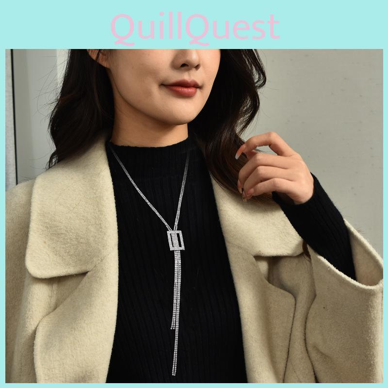 Stylish Autumn Winter Women's Necklace In Alloy With Stunning Crystal Accents And Unique Design