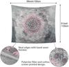 Indian Tapestry Hippie Bohemian Grey Pink Mandala Flower Tapestry Wall Hanging Bedding Tapestry