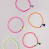 BONBEAU Neon Color Point Tassle Beads Bracelet 5 Colors