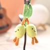 1Pcs Latest Olive Tomato Plush Pendant Cute And Charming Vegetable Adorable Triple Fruit Doll Toy Pouch Keychain Backpack Decoration