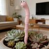 5 Stück Süßes Design Wurm Pflanzen Dekorationen 5 Stück Topfpflanzen Dekor Innen Außen Pflanzen