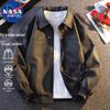NASA MARVEL Herren Freizeitjacke aus Kunstleder