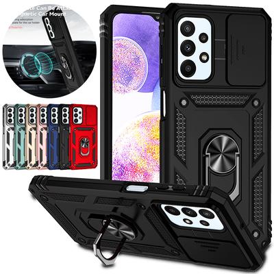 For Sumsung A23 4G Case Magnetic Holder Ring Slider Camera Armor Phone Case For Samsung Galaxy A23 A 23 23A SM-A235F Back Cover