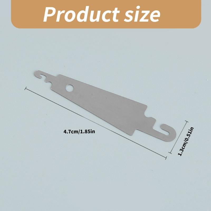 100 Pcs Needle Threader Stainless Steel Needle Threader Sewing Supplies Hand Sewing Needle Threader Tool for Craft