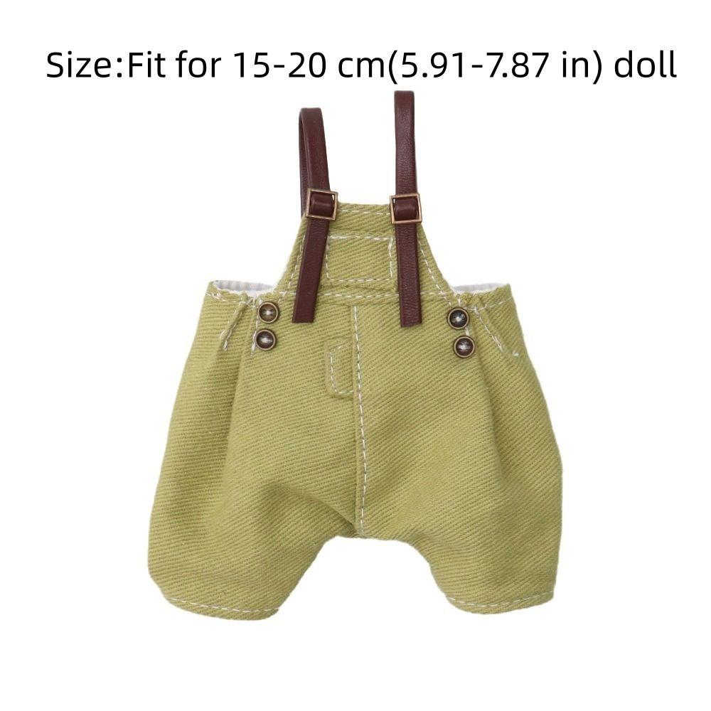 Suspender Trousers Doll Denim Pants Dress Up Doll Overalls Bjd Doll Clothes Doll Accessories